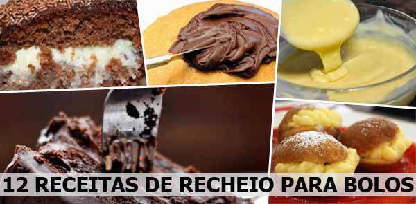 12 Receitas de Recheio Para Bolos
