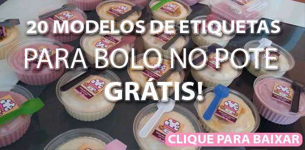 20 Modelos de Etiquetas para Bolo no Pote Grátis