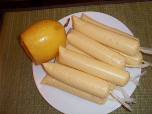 Geladinho de mousse de maracujá