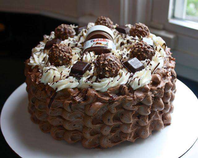 BOLO GELADO DE CHOCOLATE COM NUTELLA