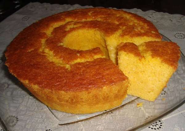 Receita de Bolo de Milho