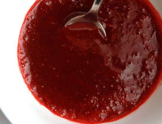 Calda de Frutas Vermelhas (Tipo Coulis)
