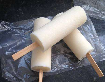 Receita Picolé de Coco Verde