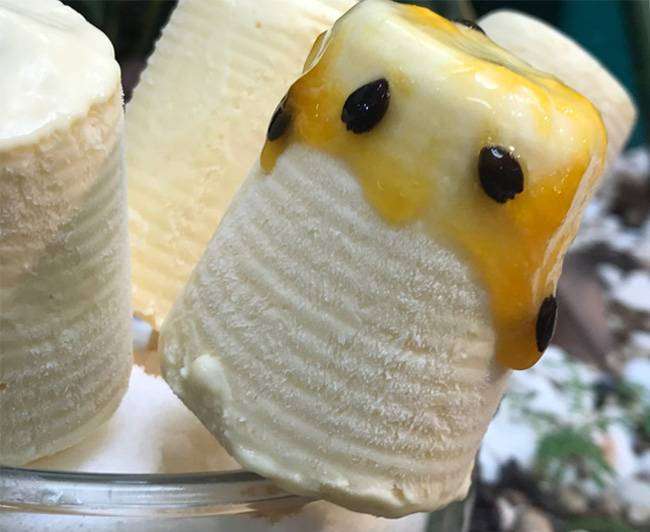 Receita Picolé de Maracujá com Iogurte