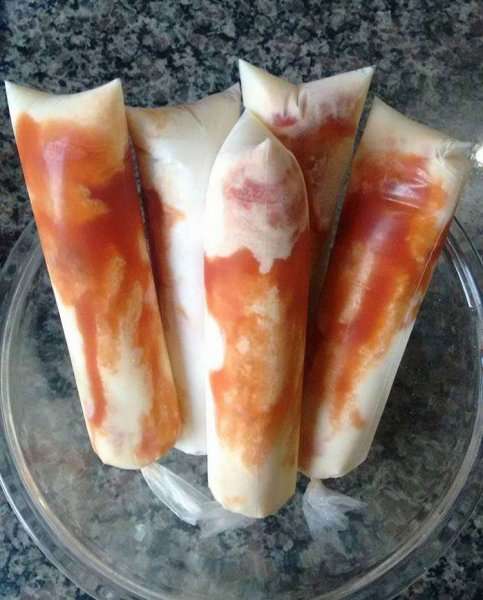 Geladinho Gourmet Romeu e Julieta (dim-dim, Sacolé)