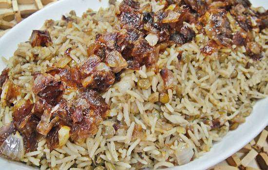 Arroz com Lentilha