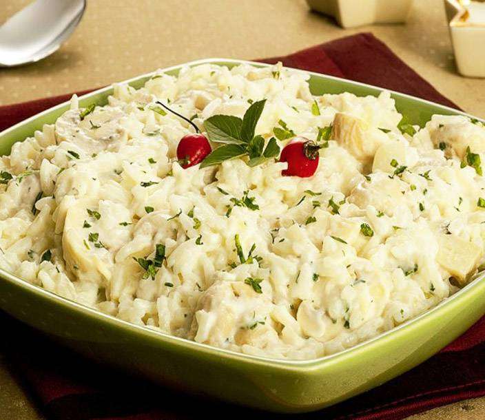 RECEITA DE ARROZ À PIAMONTESE