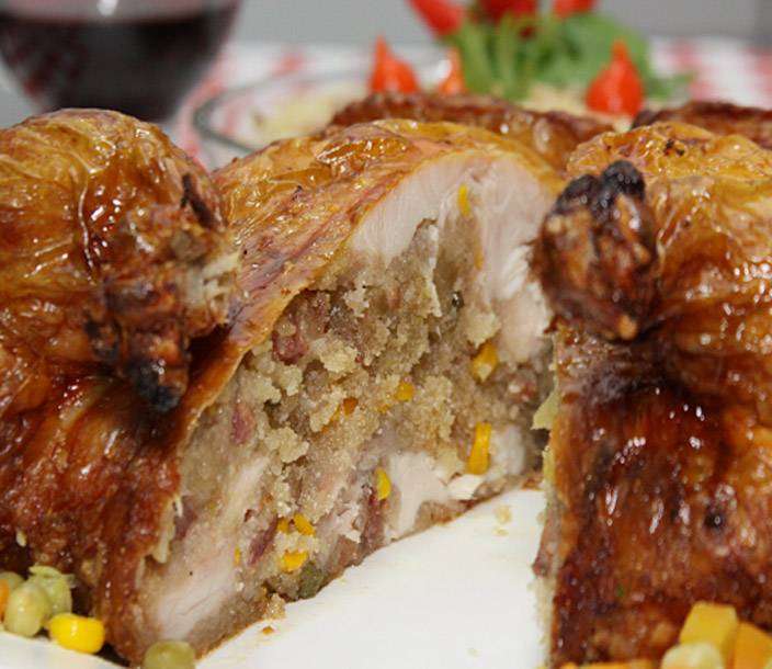 FRANGO DESOSSADO RECHEADO