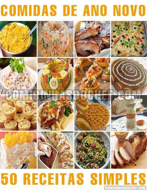 Comidas para Reveillon 50 Receitas de Ano Novo Fáceis