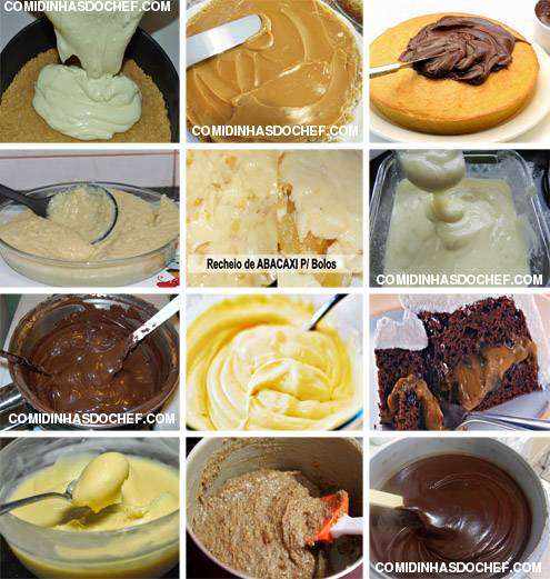12 Receitas de Recheio Para Bolos