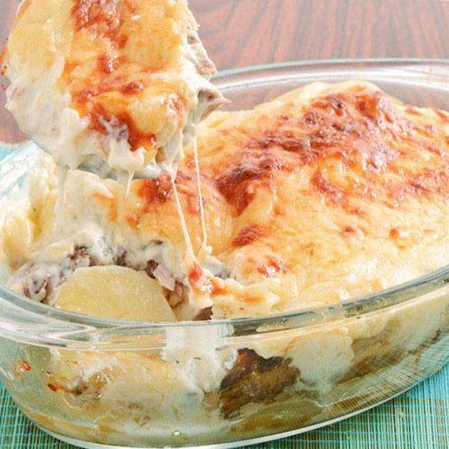 Filé de Peixe assado no Forno Com Creme de Leite