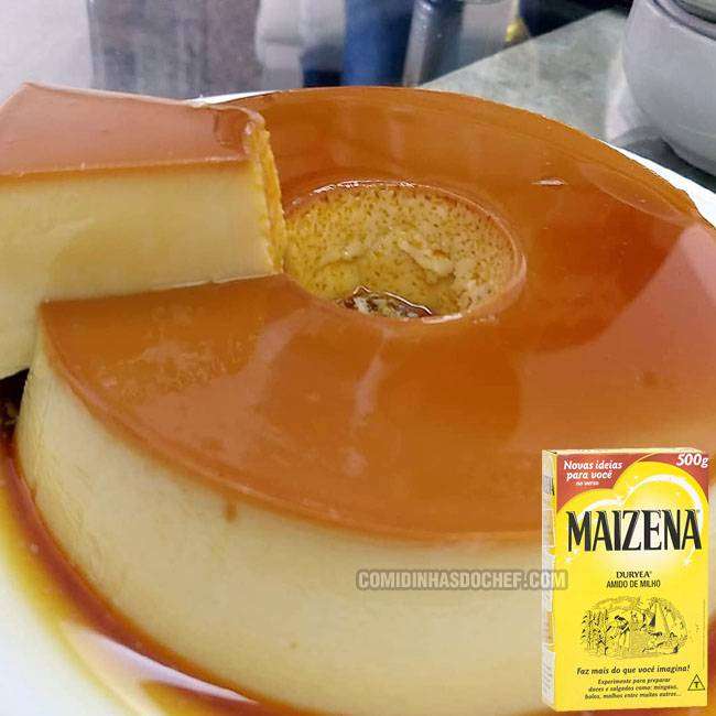 Pudim de Leite Condensado com Maizena