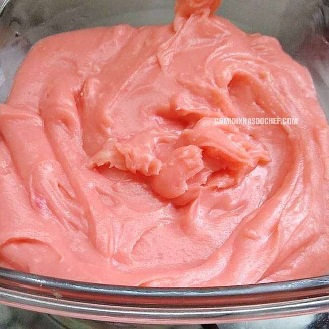 Recheio de Morango com Gelatina