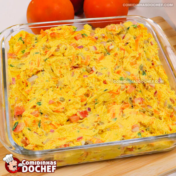 Patê de Frango para Festa