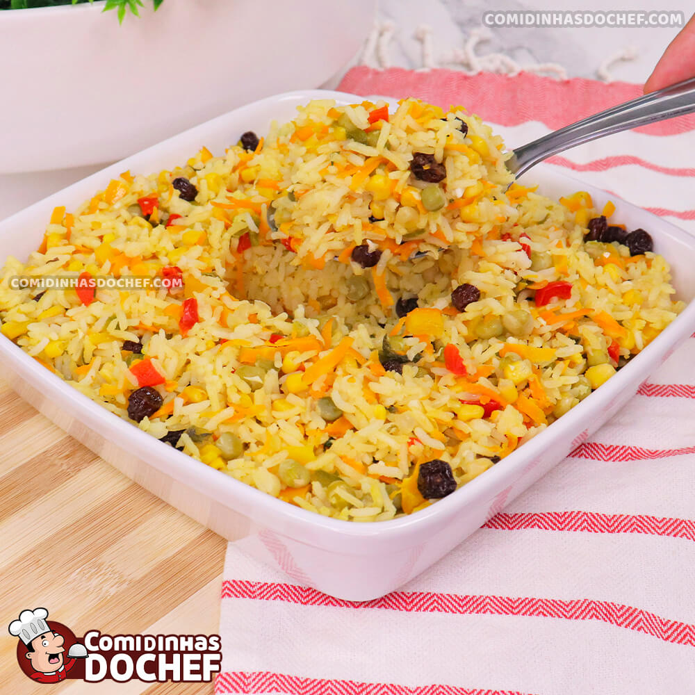 Arroz a Grega Simples e Facil